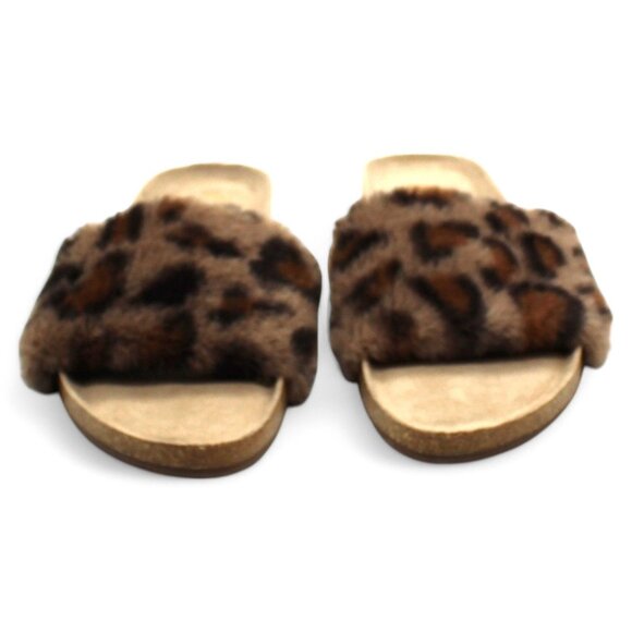Women S Bravoes Fuzzy Slide Sandals - Picture 2 of 8